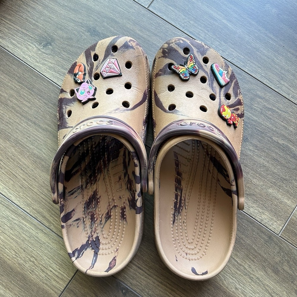 Crocs Classic Marbled Clog Multi Colored Unisex Size M9/W11 - Picture 9 of 9